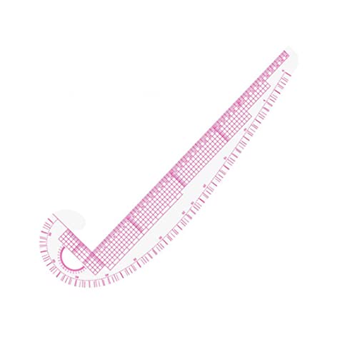 Französische Kurve Herrscher 3 in 1 Plastikmetrik Nählineer DIY -Handwerk für die Schneiderfneenchurve Metriknähung Komma geformt für das DIY -Werkzeug geformt von Latebebebe