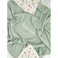 Babydecke, Kuscheldecke, Decke, Personalisiert Babydecke, Kuscheldecke, Decke, Personalisiert von LatelierBoutiques