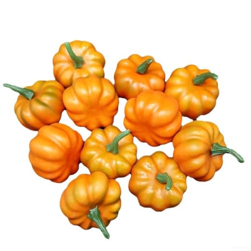 10 Stück lebensechte Schaumstoff-Kürbisse für Herbst und Halloween Heimakzente 10 Stück lebensechte Schaumstoff-Kürbisse für Herbst und Halloween Heimakzente von LatoYard