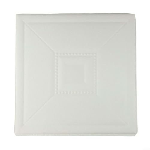 12 x 3D-Weichschaum-Wandpaneele, Fliesenaufkleber für Heimdekoration und Schallschutz (1 Stück) von LatoYard