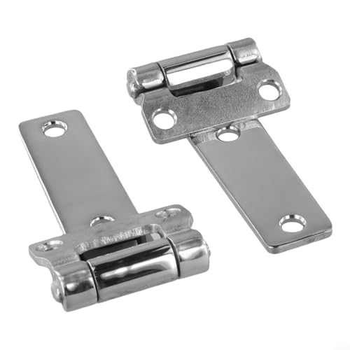 135 mm 304 Edelstahl T-Scharnier Marine Boot und Yacht Tür Hardware mit polierter Oberfläche beständig 2 Stück von LatoYard