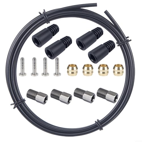 2 5m Fahrrad Hydraulische Bremsen Kit Umfassende Reparaturwerkzeuge inkl. Oliven und Ölnadeln (B) von LatoYard
