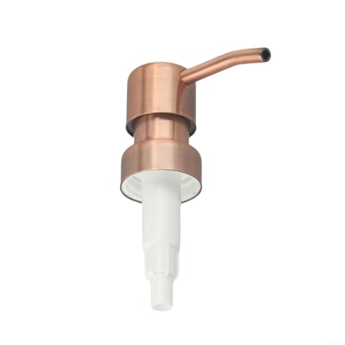 2 Retro Metall-Pumpspender für Seife und Lotion, Vogelkopf-Stil, 28/400 Passform (Roségold) von LatoYard