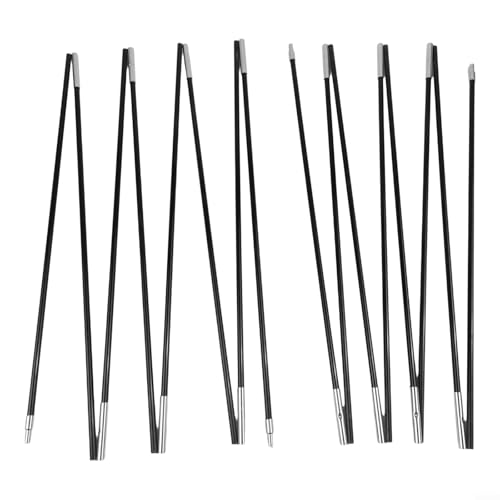 2 hochfeste Fiberglas-Zeltstangen, leicht und kompakt für bequemen Transport (435) von LatoYard