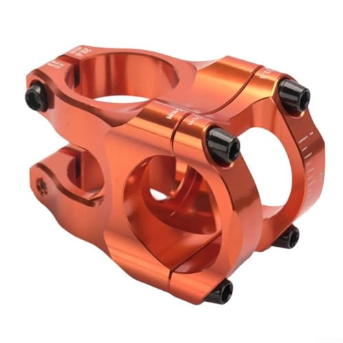31 8 mm Fahrradvorbau CNC-Aluminiumlegierung für Downhill Radfahren, leichtes 123 g Design, kompatibel mit 28 6 mm Vordergabel (orange) von LatoYard