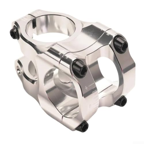 31 8 mm Fahrradvorbau CNC-Aluminiumlegierung für Downhill Radfahren, leichtes 123 g Design, kompatibel mit 28 6 mm Vordergabel (schwarz) von LatoYard