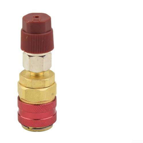 Auto A/C Schnellkupplung Seitenverlängerung Adapter für R134A Messingstecker 180 Grad kompatibel mit Krümmermessgerät Set Auto A/C Schnellkupplung Seitenverlängerung Adapter für R134A Messingstecker 180 Grad kompatibel mit Krümmermessgerät Set von LatoYard