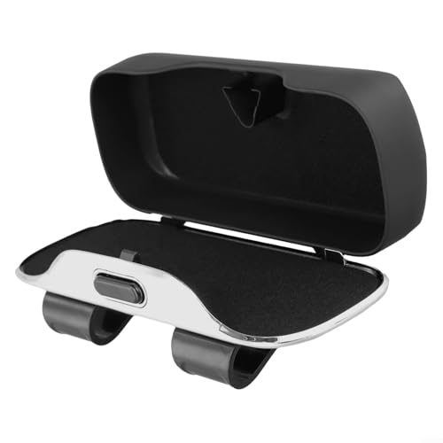 Auto-Brillen-Visier-Halter, einfacher Zugriff, Sonnenbrillen-Aufbewahrung für sicheres Fahren (schwarz) von LatoYard