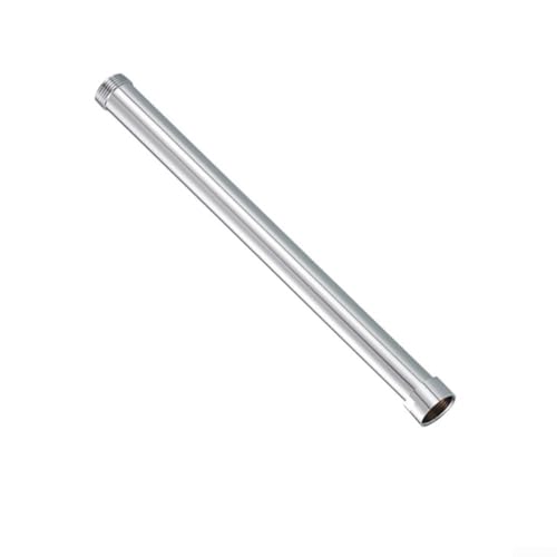Duschverlängerungsstange, 30 cm, Edelstahl, kompatibel mit den meisten Standard-Duschköpfen für Badezimmer, verstellbarer Winkel für optimale Duschposition (Silber) von LatoYard