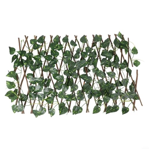 Erweiterbarer grüner Laubwandzaun, einziehbarer Teleskop-Sichtschutz (2#) von LatoYard