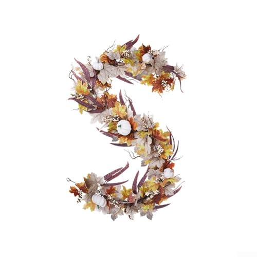 Künstliche Blumenranke für kreative saisonale Arrangements, Rattan für Herbst- und Halloween-Dekor (B) von LatoYard