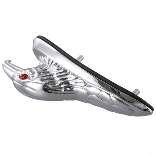 Motorradzubehör Dekorativ für Adlerkopf für Ihre vorderen Kotflügel Installationsbedürfnisse (Silber) von LatoYard