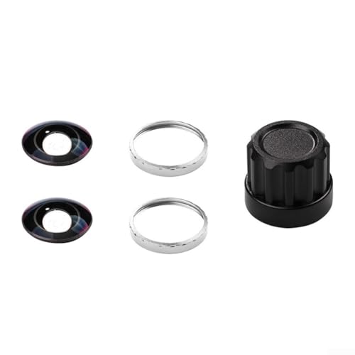Objektiv-Set 2-teilig für Insta360 X5 mit optischem Glas-Upgrade für klare Bilder und erhöhte kreative Optionen (Silber) von LatoYard