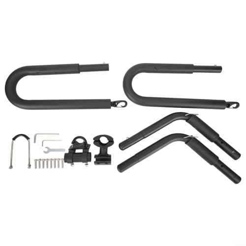 Robuster Surfbrett-Halter für Fahrräder, Aluminiumlegierung, mit Schaumstoff, Tragkraft bis zu 40 kg, inklusive Hardware von LatoYard