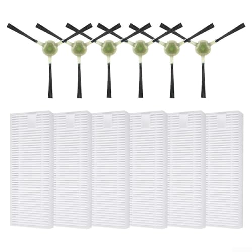 Seitenbürste und Filter-Set für Lefant M330 M330 Pro Roboter-Staubsauger, inklusive 6 Filtern und 6 Bürsten für effiziente Reinigung und Staubentfernung Seitenbürste und Filter-Set für Lefant M330 M330 Pro Roboter-Staubsauger, inklusive 6 Filtern und 6 Bürsten für effiziente Reinigung und Staubentfernung von LatoYard