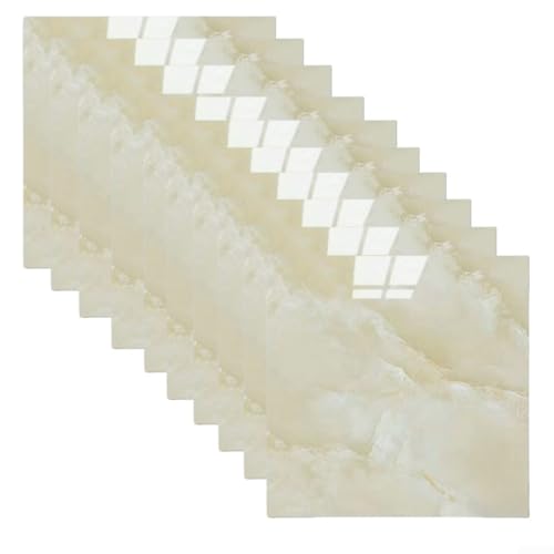 Self Fliesenrückwand, Wandpaneele für Küche, Badezimmer, Dekoration, resistent gegen Feuchtigkeit und geeignet für verschiedene Oberflächen, Gelb, 10 Stück Self Fliesenrückwand, Wandpaneele für Küche, Badezimmer, Dekoration, resistent gegen Feuchtigkeit und geeignet für verschiedene Oberflächen, Gelb, 10 Stück von LatoYard