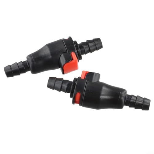Set mit 2 Schnellverbindern, kompatibel mit 6,35 mm Schlauch für Trinkblasen, Wasserbeutel, automatisches Absperrventil zur Verbesserung der Trinkerfahrung im Freien von LatoYard