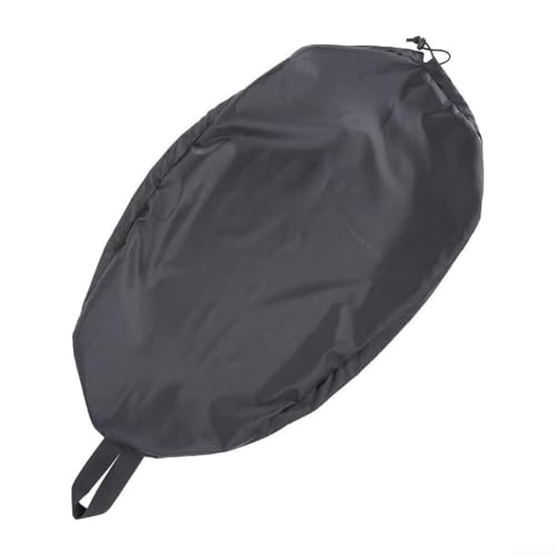 Wasserdichte Abdeckung für Kajak-Cockpit, mit verstellbaren Riemen, schützt vor Schmutz und Regen, für Kajak-Enthusiasten (115 x 67 cm, schwarz) von LatoYard