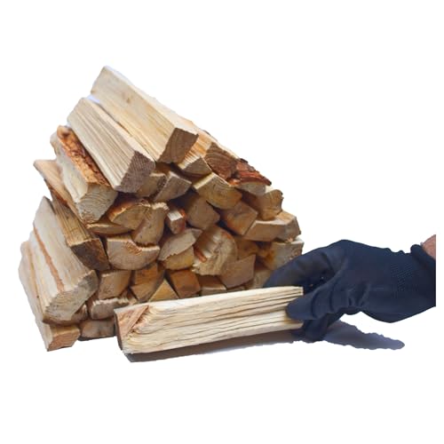 Natürliche Holzfeuer-Anzünder, umweltfreundlich, 9Kg pro Packung, ideal zum anzünden von feuern in Öfen, Barbecue-Grills, Lagefeuer, Pizzaöfen und Räuchergeräte. Anzünder aus Kieferholz. von Latree