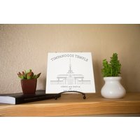 Timpanogos Lds Tempel | Keramik Fliese Geschenk Taufgeschenk Hochzeitsgeschenk Jubiläumsgeschenk Missionarsgeschenk von LatterDayDecorCo