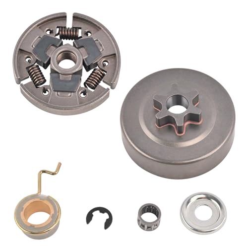3/8 Zoll Teilung x 6 Zähne Kupplungstrommel Ritzel für Stihl 017 017C 018 018C 019 021 023 023C 025 MS170 MS180 MS191T MS210 MS210C MS210Z MS230 MS230C MS230Z MS250 MS250C MS251 (Kit) von Latuwa