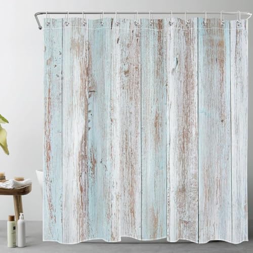 Latwerio Duschvorhang Altmodisch 3D Duschvorhang Antischimmel 120 x 180 cm Blaue Streifen Badezimmer Vorhang Wasserdicht Duschvorhänge Waschbar Bad Vorhäng für Badewanne mit 8 Haken V1010 Latwerio Duschvorhang Altmodisch 3D Duschvorhang Antischimmel 120 x 180 cm Blaue Streifen Badezimmer Vorhang Wasserdicht Duschvorhänge Waschbar Bad Vorhäng für Badewanne mit 8 Haken V1010 von Latwerio