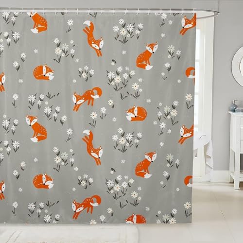 Latwerio Duschvorhang Fuchs 3D Duschvorhang Antischimmel 120 x 180 cm Tier Badezimmer Vorhang Wasserdicht Duschvorhänge Waschbar Bad Vorhäng für Badewanne mit 8 Haken W3357 Latwerio Duschvorhang Fuchs 3D Duschvorhang Antischimmel 120 x 180 cm Tier Badezimmer Vorhang Wasserdicht Duschvorhänge Waschbar Bad Vorhäng für Badewanne mit 8 Haken W3357 von Latwerio