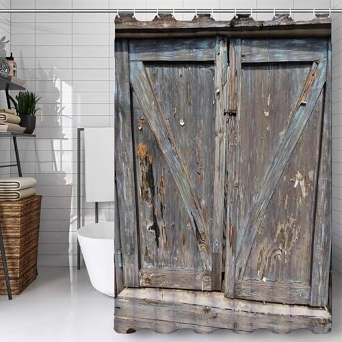 Latwerio Duschvorhang Italien 3D Duschvorhang Antischimmel 180x180 cm Scheunentor Badezimmer Vorhang Wasserdicht Duschvorhänge Waschbar Bad Vorhäng für Badewanne mit 12 Haken W3534 Latwerio Duschvorhang Italien 3D Duschvorhang Antischimmel 180x180 cm Scheunentor Badezimmer Vorhang Wasserdicht Duschvorhänge Waschbar Bad Vorhäng für Badewanne mit 12 Haken W3534 von Latwerio