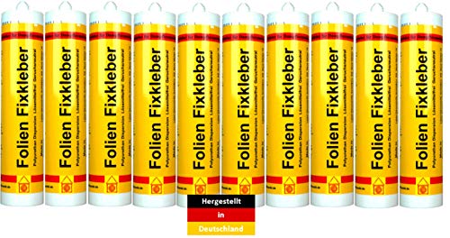 10 Stück Folienkleber - Dampfbremsenkleber, Dichtkleber, Luftdichtungskleber lösemittelfrei Folien Fixkleber Kartusche 300 ml 10 Stück Folienkleber - Dampfbremsenkleber, Dichtkleber, Luftdichtungskleber lösemittelfrei Folien Fixkleber Kartusche 300 ml von Latzel Dämmstoffe