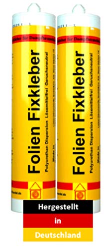 2 Stück Folienkleber - Dampfbremsenkleber, Dichtkleber, Luftdichtungskleber lösemittelfrei Folien Fixkleber Kartusche 300 ml 2 Stück Folienkleber - Dampfbremsenkleber, Dichtkleber, Luftdichtungskleber lösemittelfrei Folien Fixkleber Kartusche 300 ml von Latzel Dämmstoffe