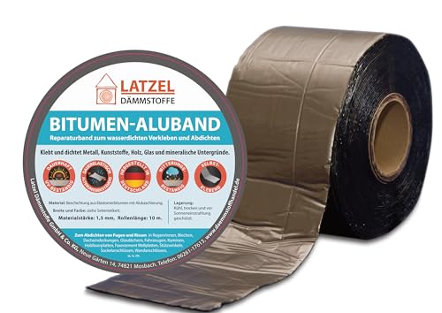 Bitumen Aluband Reparaturband Dichtband Farbe Blei 300 mm - Rolle 10 Meter Bitumen Aluband Reparaturband Dichtband Farbe Blei 300 mm - Rolle 10 Meter von Latzel Dämmstoffe