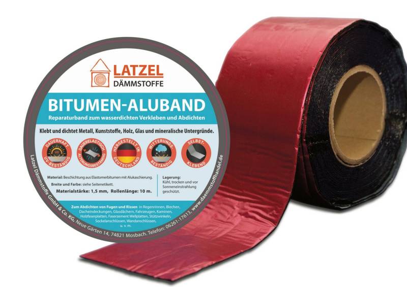 Latzel Dämmstoffe Dichtband Bitumen Aluband Dichtband 100 mm Verschiedene Farben von Latzel Dämmstoffe
