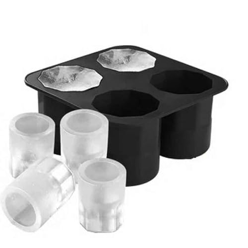 Chillshotz Silikonform für Shotgläser aus Eis - Partygadget - Partygläser - Eisglas Getränke, Schnapsgläser aus Eis von Lauber Products