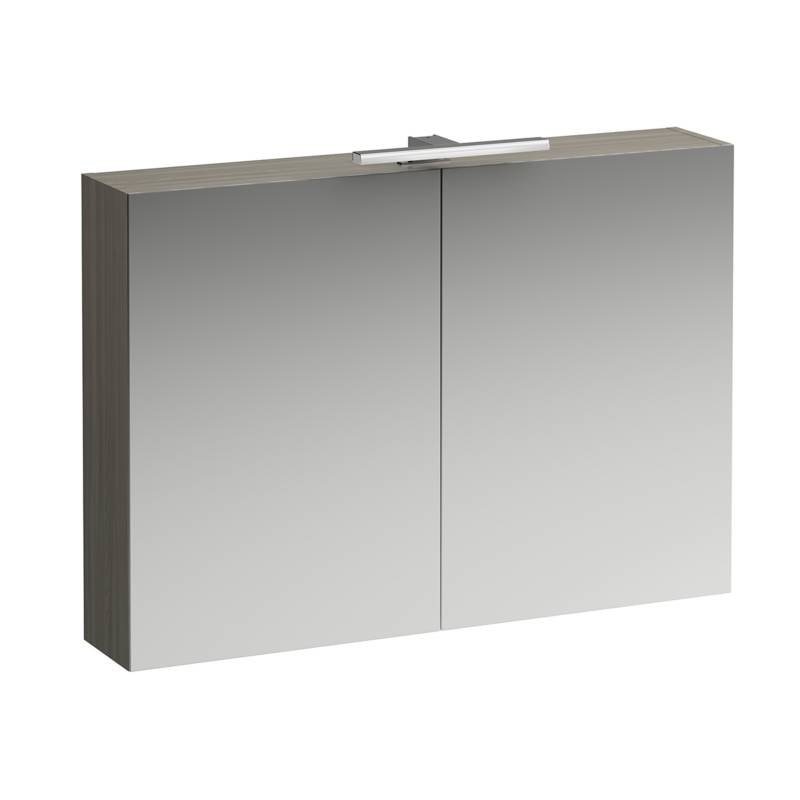 LAUFEN BASE Spiegelschrank 1000 mm, 2 Türen, LED- Licht Element, H4028521102621 von Laufen