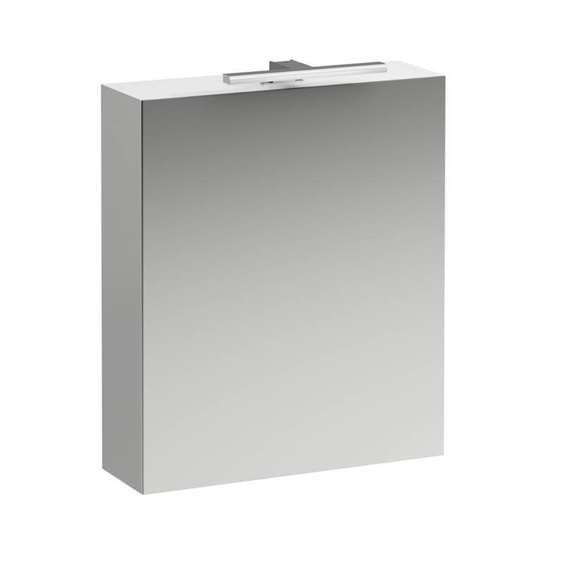 LAUFEN BASE Spiegelschrank 600 mm, 1 Tür, LED- Licht Element, Scharnier links, H4027511102611 von Laufen