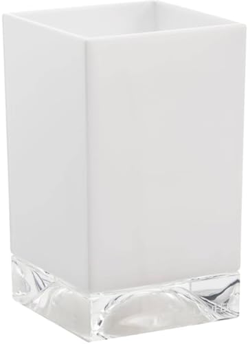 LAUFEN KARTELL Boxy Becher, B/T/H: 70/70/120mm, H3823300900001, Farbe: Weiß von Laufen
