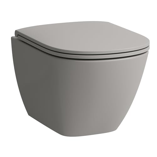 LAUFEN Lua Wand-WC Advanced compact, 490x360x345mm, H8200830370001, Farbe: manhattan von Laufen