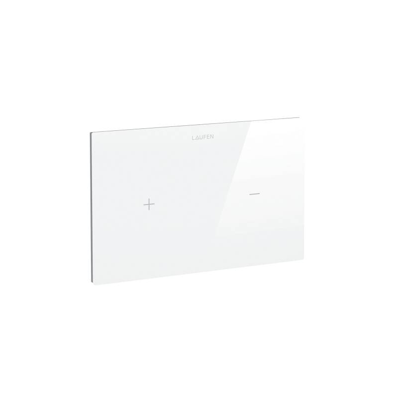 LAUFEN AW4 elektronische Betätigungsplatte, Glas, berührungslos, Dual-Flush, 252x15x162mm, H8956640000001 von Laufen