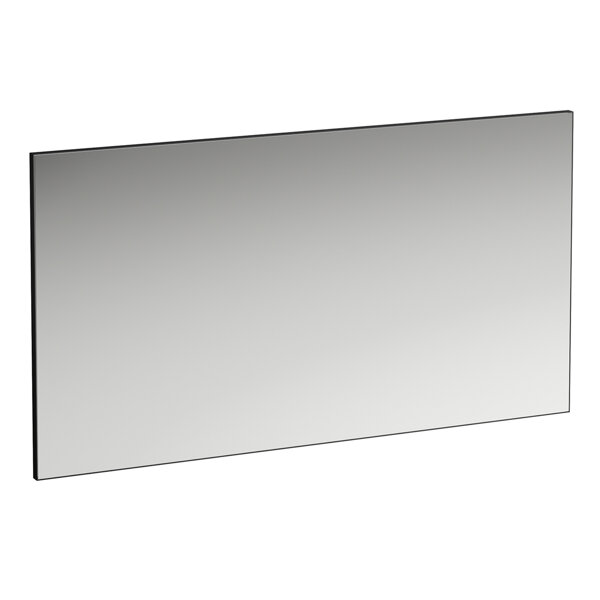 Laufen Frame 25 Spiegel, ohne Beleuchtung, 700x25x1300, Ausführung: Aluminiumrahmen schwarz matt von Laufen