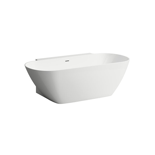 Laufen LUA Badewanne wandangebunden, 855x1700x400mm, aus Marbond, H2200870000001 von Laufen