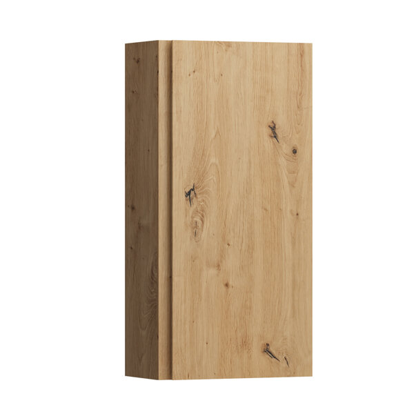 Laufen Lani Halbhochschrank, Scharnier rechts, SoftClose, 355x700x185mm, H403702112, Farbe: Wildeiche von Laufen