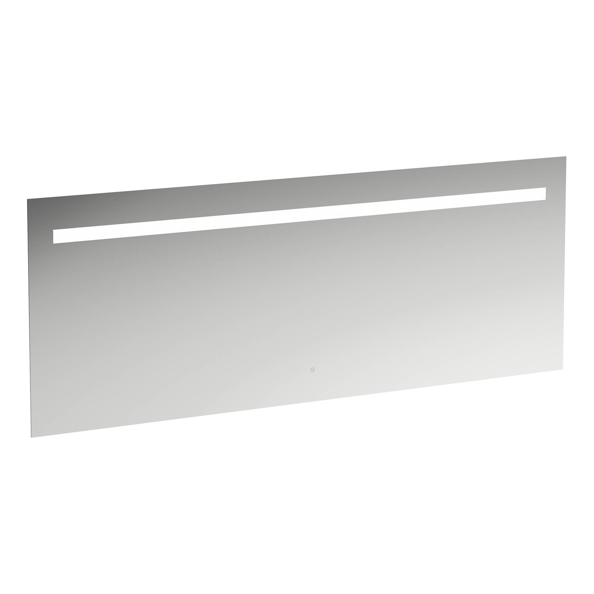 LAUFEN Leelo Spiegel mit integrierter horizontaler LED-Beleuchtung, Aluminiumrahmen, 1800 mm, Version mit 1 Touch Sensorschalter, H4477029501441 von Laufen