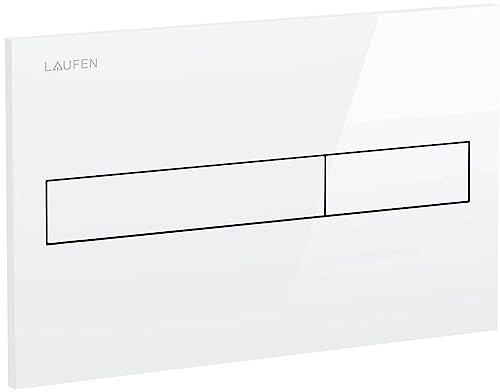 Laufen Lis AW1 Drückerplatte 25x1x16 cm Weiß von Laufen