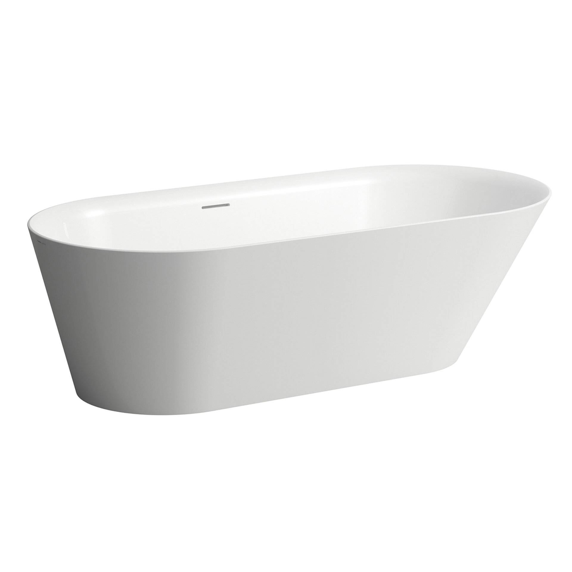 Laufen Mineralguß Badewanne Kartell freistehend 1715x815x520 mm, weiß von Laufen