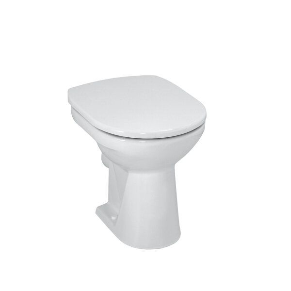 Laufen PRO Stand-Tiefspül-WC, Abgang waagerecht, 360x470mm, H821956, Farbe: Weiß von Laufen