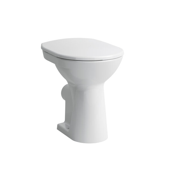 Laufen PRO Stand-Tiefspül-WC, Abgang waagerecht, 360x470x450mm, H825955, Farbe: Weiß mit LCC Active von Laufen