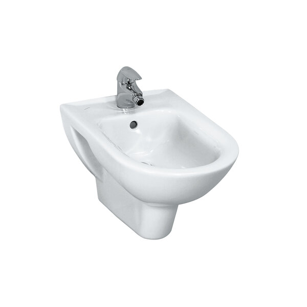 Laufen PRO Wand-Bidet, 1 Hahnloch, 360x560mm, offene Befestigung, H830951, Farbe: Bahamabeige von Laufen