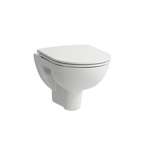 Laufen Pro Wand-WC, Tiefspüler, spülrandlos, 490x360x350mm, H821952, Farbe: Weiß mit LCC von Laufen