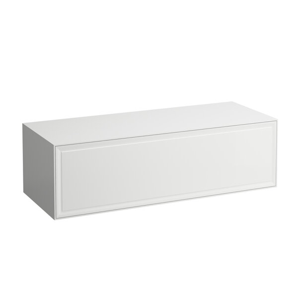 Laufen The New Classic Sideboard, ohne Ausschnitt, 1 Schublade, 1175x455x345mm, H406025085, Farbe: Snow (weiß matt) von Laufen