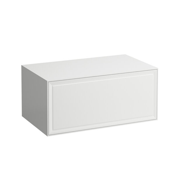 Laufen The New Classic Sideboard, ohne Ausschnitt, 1 Schublade, 775x455x345mm, H406015085, Farbe: Snow (weiß matt) von Laufen